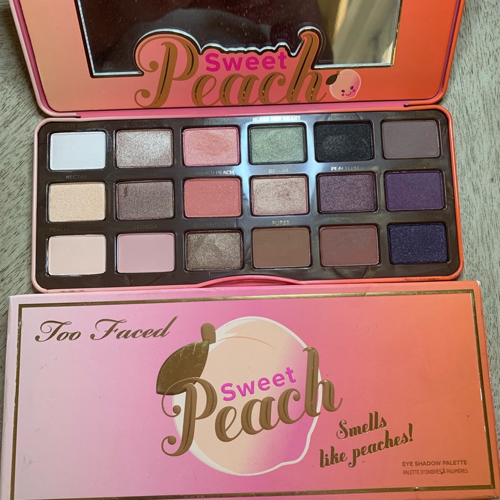Too Faced sweet peach palette Authentic